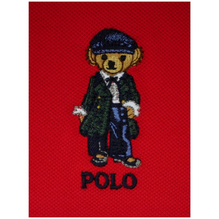 POLO RALPH LAUREN POLO BEAR STRETCH MESH POLO DRESS