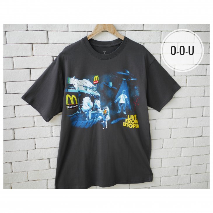 TRAVIS SCOTT X MCDONALD'S LIVE FROM UTOPIA T-SHIRT