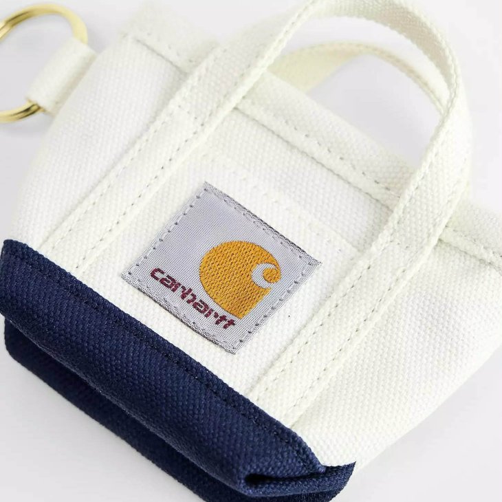 CARHARTT MINI TOTE BAG KEYCHAIN
