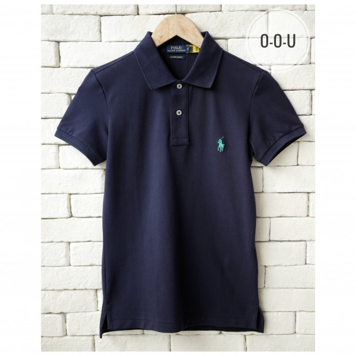 POLO RALPH LAUREN WOMEN CUSTOM SLIM FIT POLO SHIRT