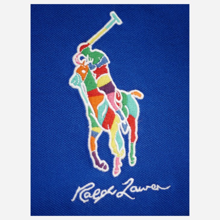 POLO RALPH LAUREN CUSTOM SLIM FIT BIG PONY MESH POLO SHIRT