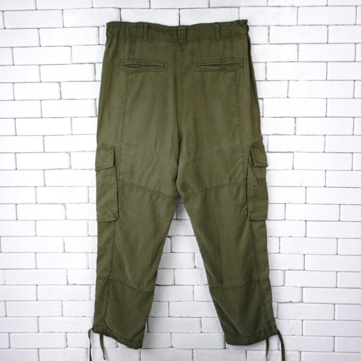 POLO RALPH LAUREN WOMEN LINEN-BLEND TWILL CARGO PANT