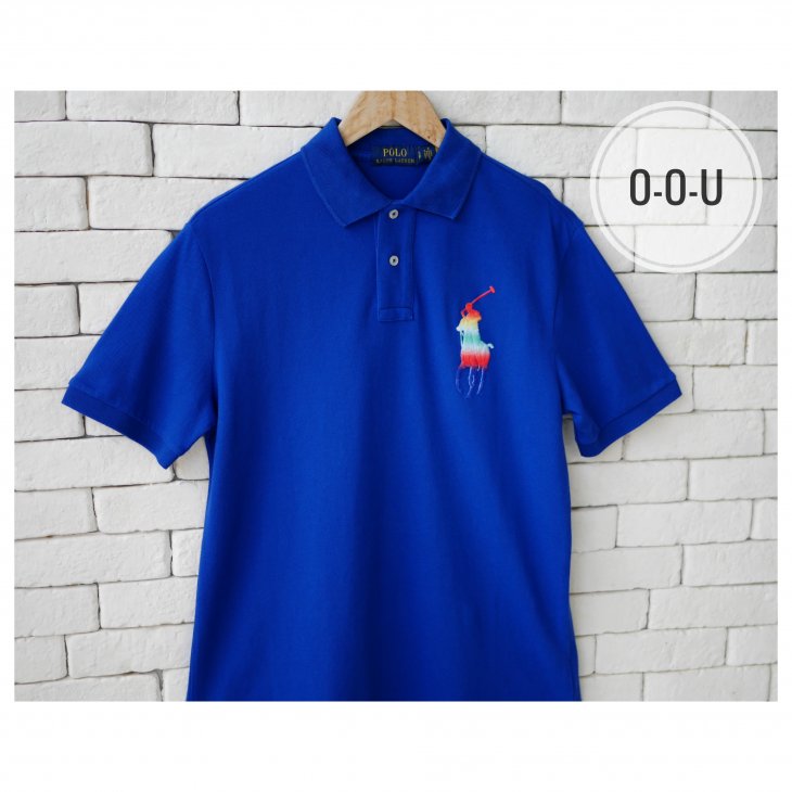 POLO RALPH LAUREN CUSTOM FIT BIG PONY MESH POLO SHIRT