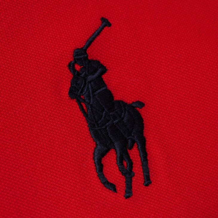 POLO RALPH LAUREN GIRLS BIG PONY COTTON MESH POLO DRESS