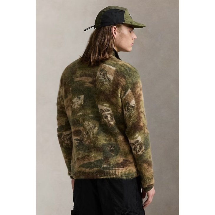 POLO RALPH LAUREN SEA-TO-SKI CAMO SWEATER