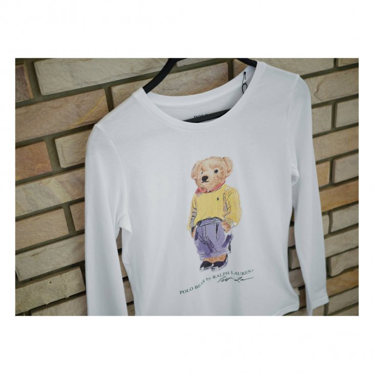 POLO RALPH LAUREN BEAR GIRLS COTTON TEE