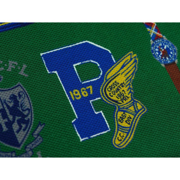 POLO RALPH LAUREN CLASSIC FIT GRAPHIC MESH POLO SHIRT