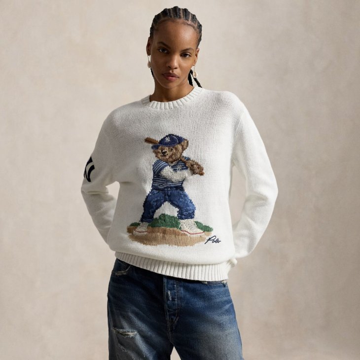 POLO RALPH LAUREN YANKEES BEAR SWEATER