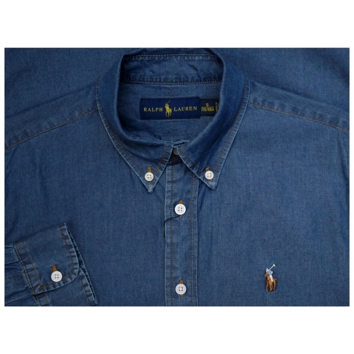 POLO RALPH LAUREN CUSTOM FIT DENIM SHIRT