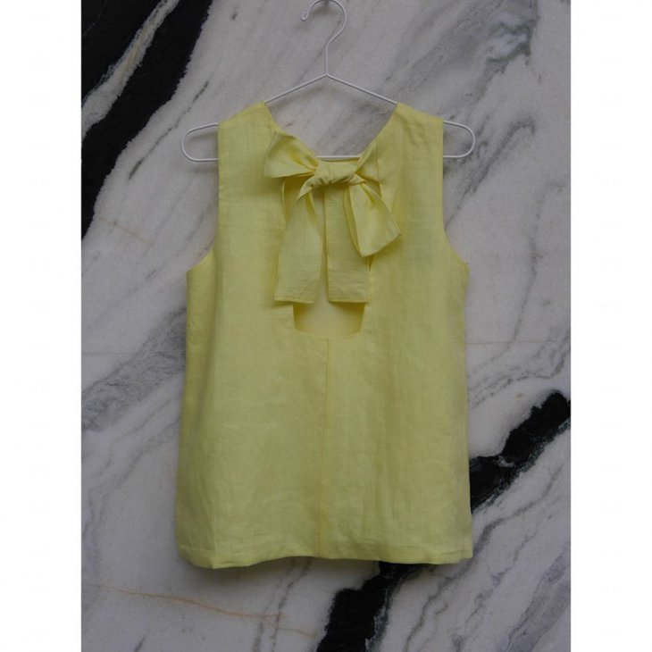 Sleeveless Tie Bow