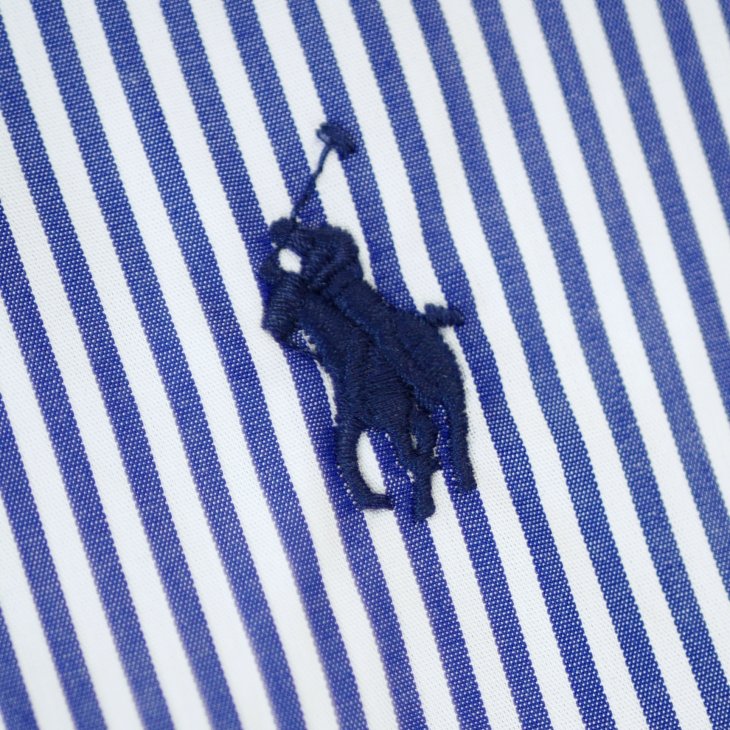 POLO RALPH LAUREN WOMEN SLIM FIT STRIPED COTTON SHIRT