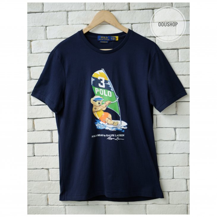 POLO RALPH LAUREN CUSTOM SLIM FIT POLO BEAR T-SHIRT