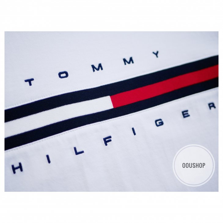 TOMMY HILFIGER ESSENTIAL FLAG LOGO T-SHIRT