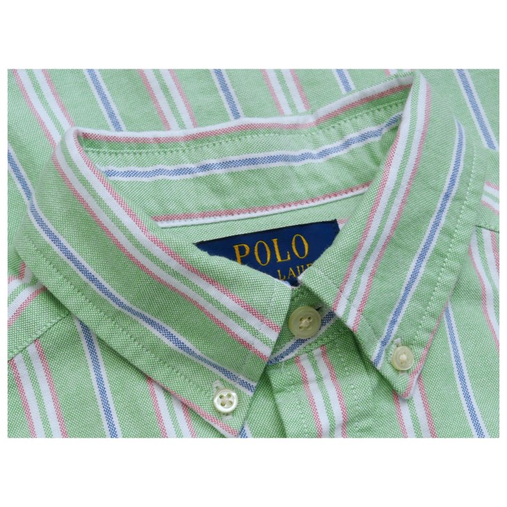 POLO RALPH LAUREN BOYS STRIPED COTTON OXFORD SHIRT