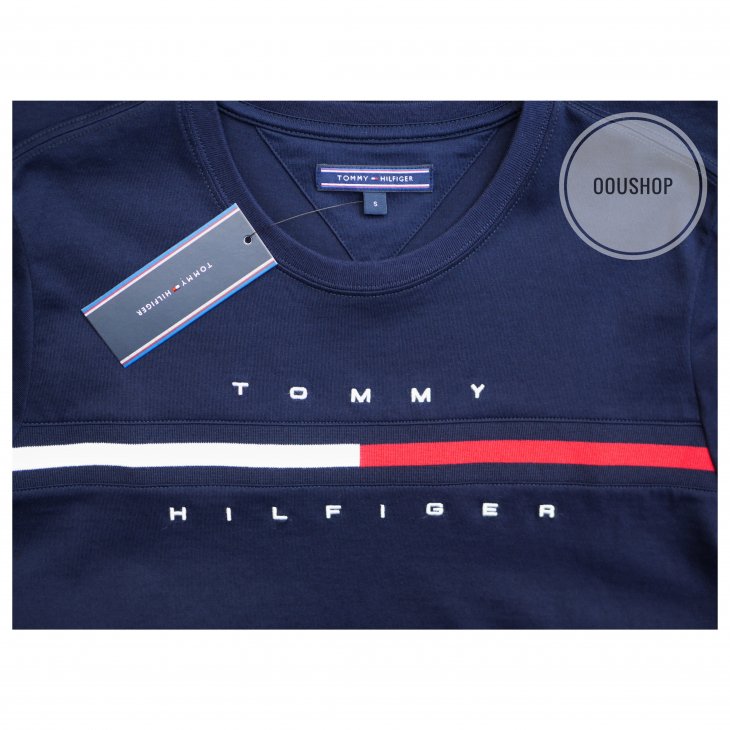 TOMMY HILFIGER ESSENTIAL FLAG LOGO T-SHIRT