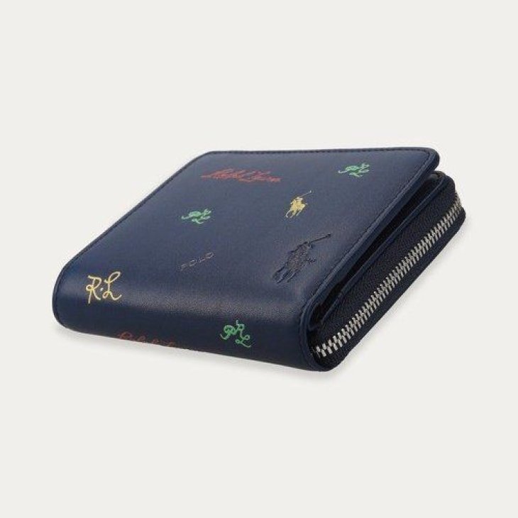 POLO RALPH LAUREN MULTICOLOR LOGO WALLET