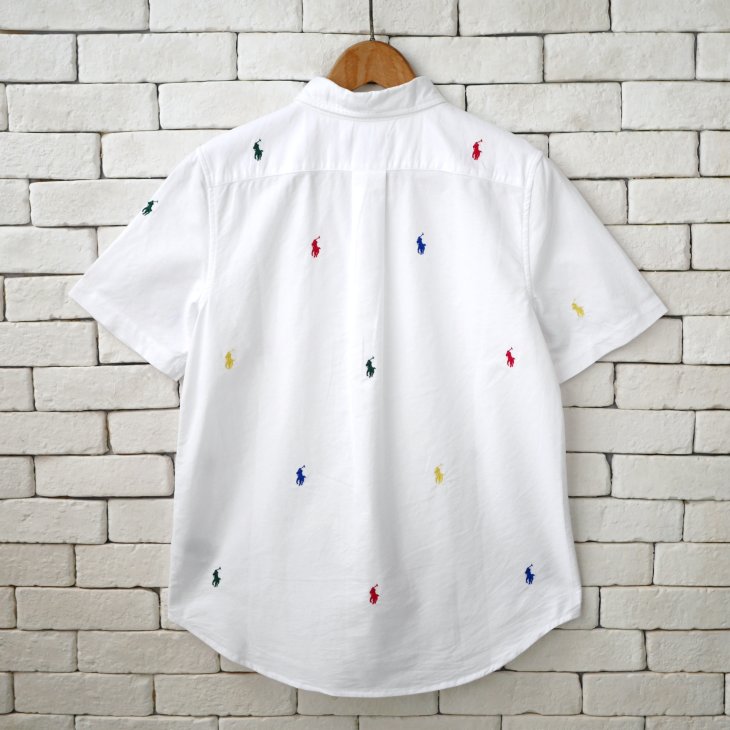 POLO RALPH LAUREN BOYS POLO PONY COTTON OXFORD SHIRT