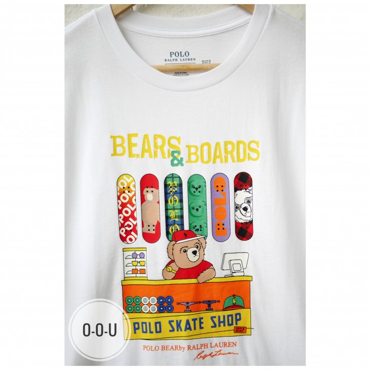 POLO RALPH LAUREN POLO BEAR BOYS COTTON JERSEY T-SHIRT