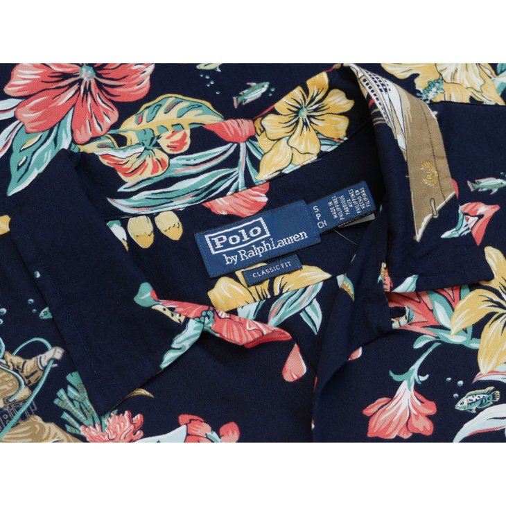 POLO RALPH LAUREN TROPICAL FLORAL CAMP SHIRT