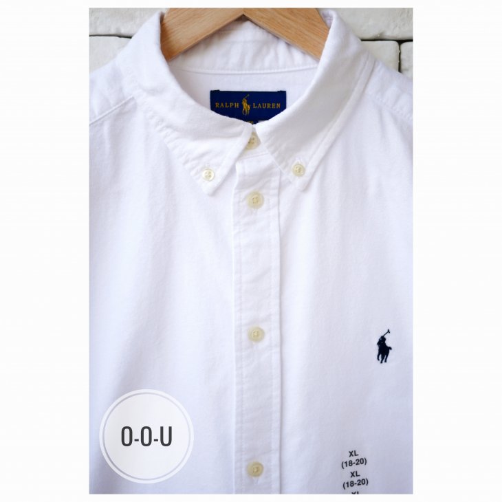 POLO RALPH LAUREN BOYS COTTON OXFORD SHIRT
