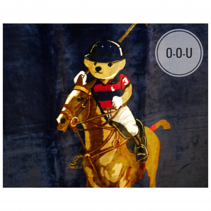 POLO RALPH LAUREN POLO BEAR & BIG PONY THROW BLANKET