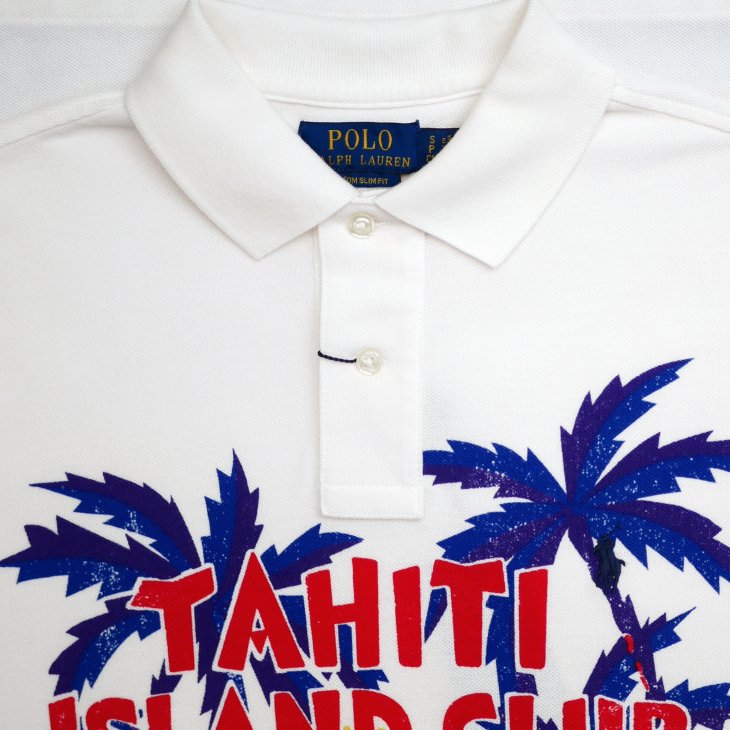 POLO RALPH LAUREN CLASSIC FIT MESH GRAPHIC POLO SHIRT