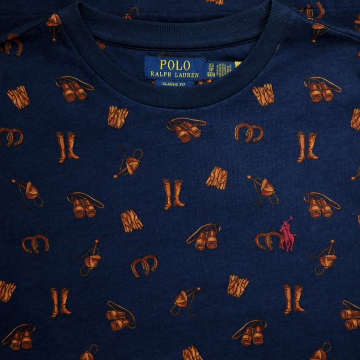 POLO RALPH LAUREN CLASSIC FIT EQUESTRIAN JERSEY T-SHIRT