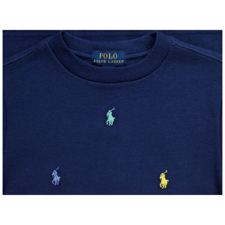 POLO RALPH LAUREN KIDS ALL-OVER POLO PONY T-SHIRT