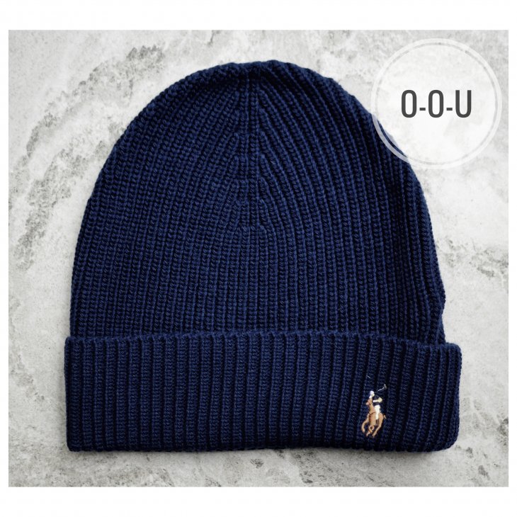 POLO RALPH LAUREN RIB-KNIT HAT