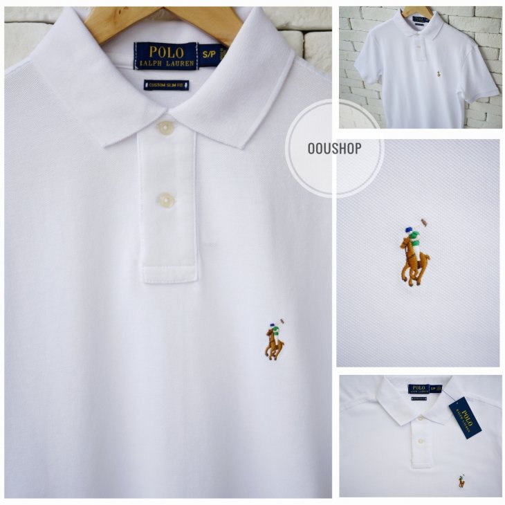 POLO RALPH LAUREN CUSTOM SLIM FIT POLO SHIRT