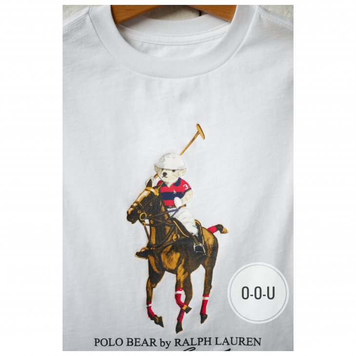 POLO RALPH LAUREN KIDS POLO BEAR & BIG PONY COTTON T-SHIRT