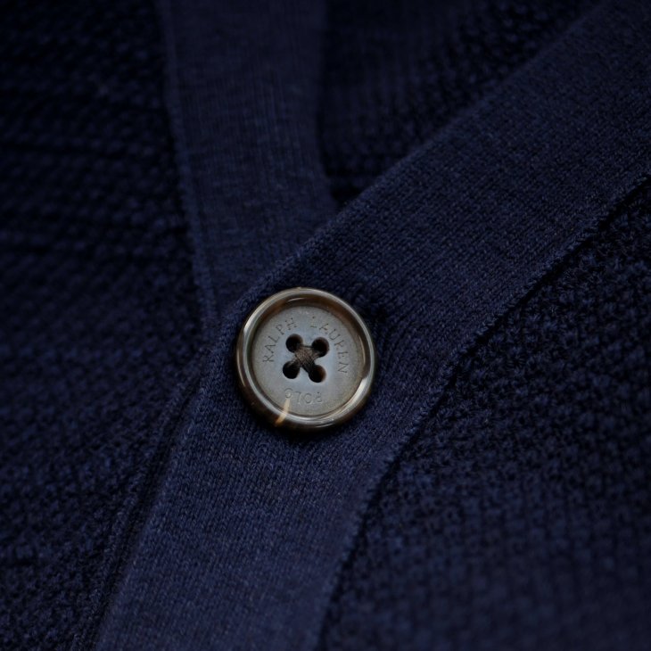 POLO RALPH LAUREN COTTON V-NECK CARDIGAN