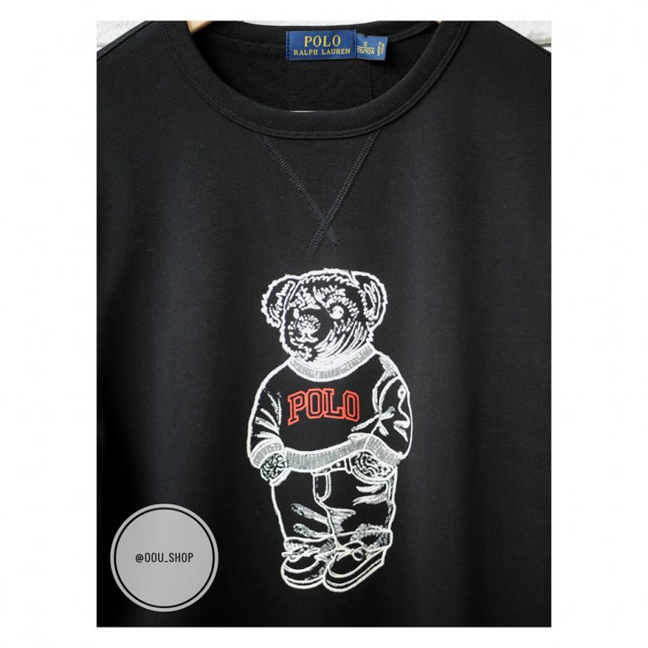 POLO RALPH LAUREN POLO BEAR COTTON SWEATSHIRT