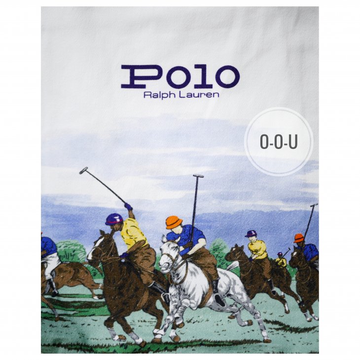POLO RALPH LAUREN EQUESTRIAN-PRINT TWILL SHOPPER TOTE