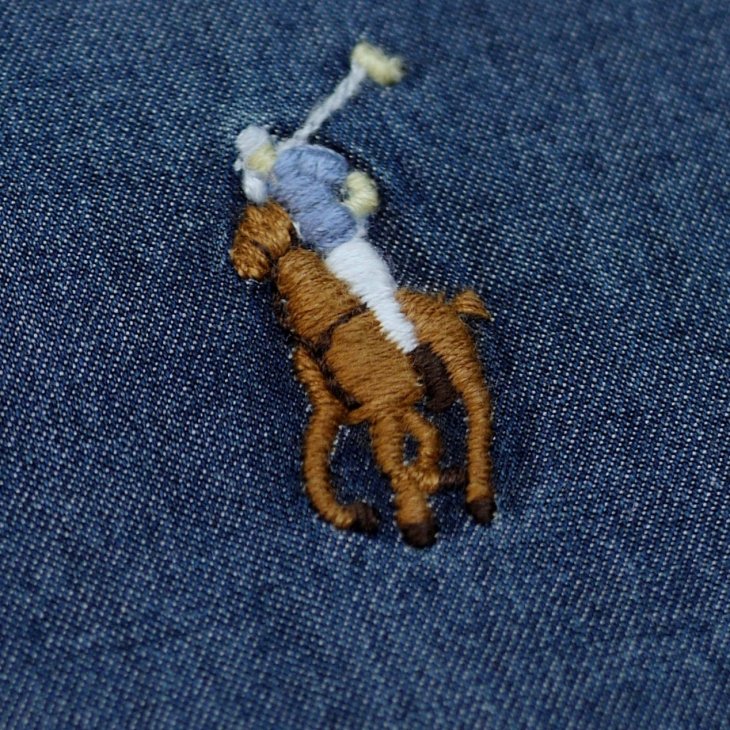 POLO RALPH LAUREN CUSTOM FIT DENIM SHIRT