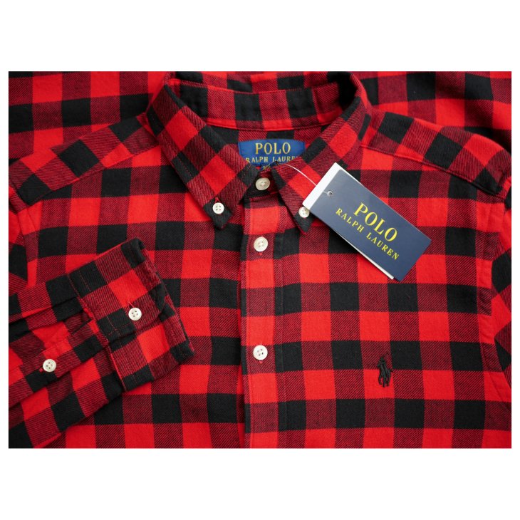 ️POLO RALPH LAUREN BOYS BUFFALO CHECK COTTON SHIRT