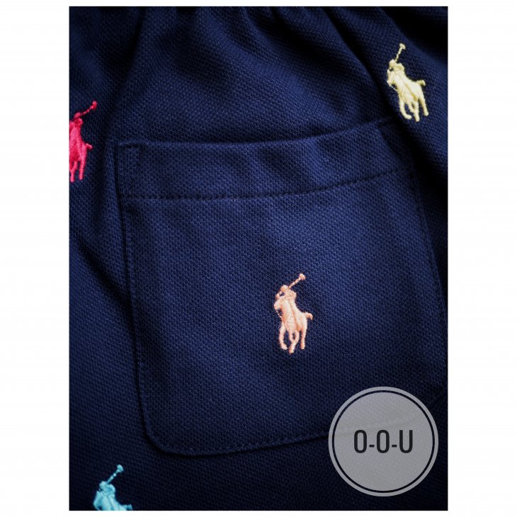 POLO RALPH LAUREN GIRLS POLO PONY STRETCH MESH SHORT