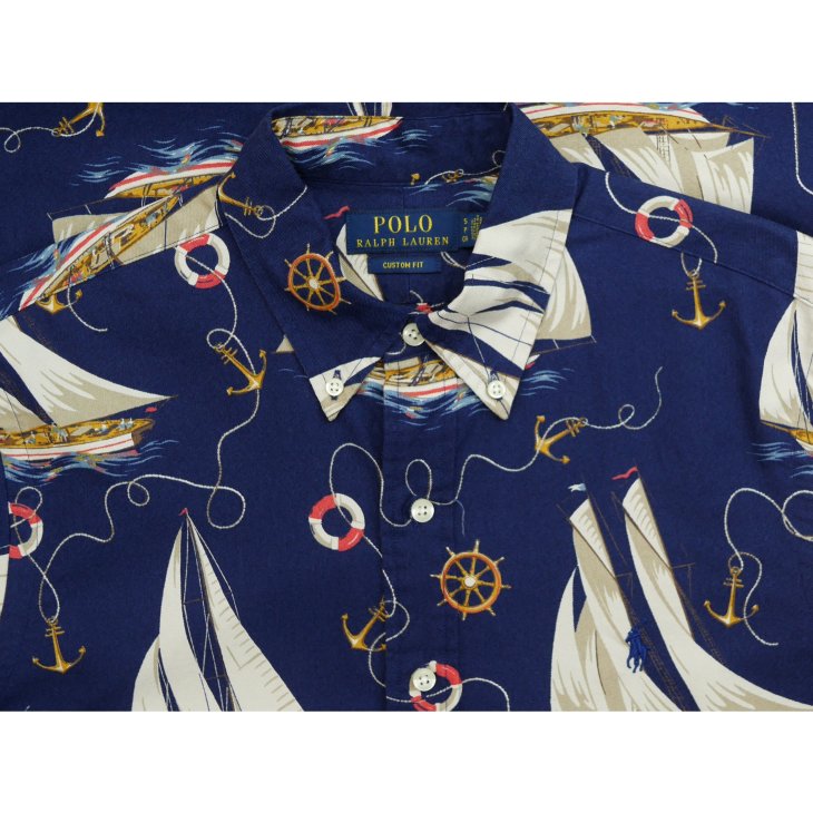 POLO RALPH LAUREN CLASSIC FIT NAUTICAL OXFORD SHIRT