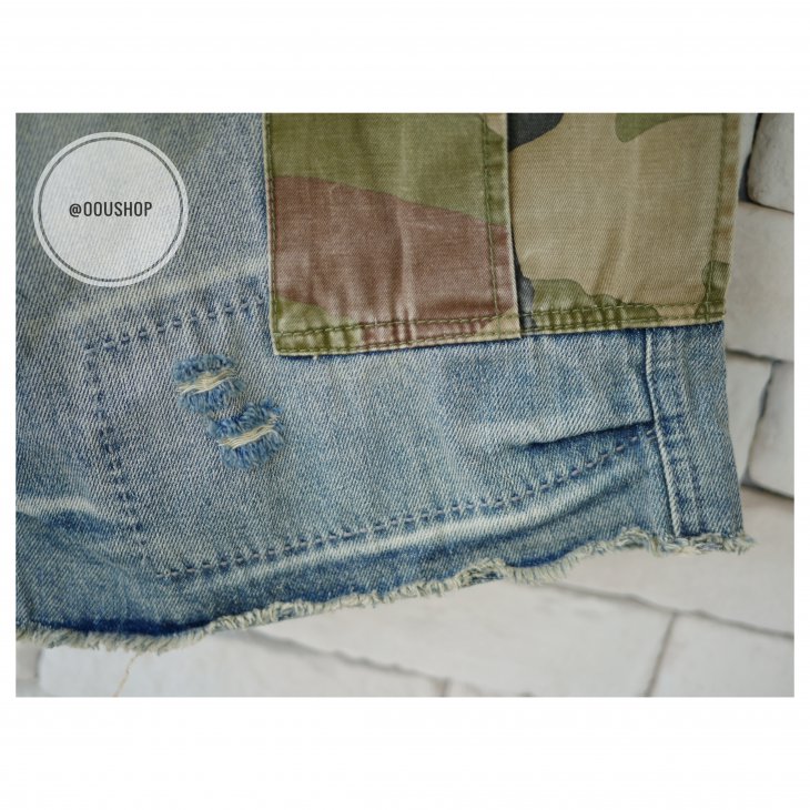 BEN STEVEN HEAVY INDUSTRY DENIM SHORTS
