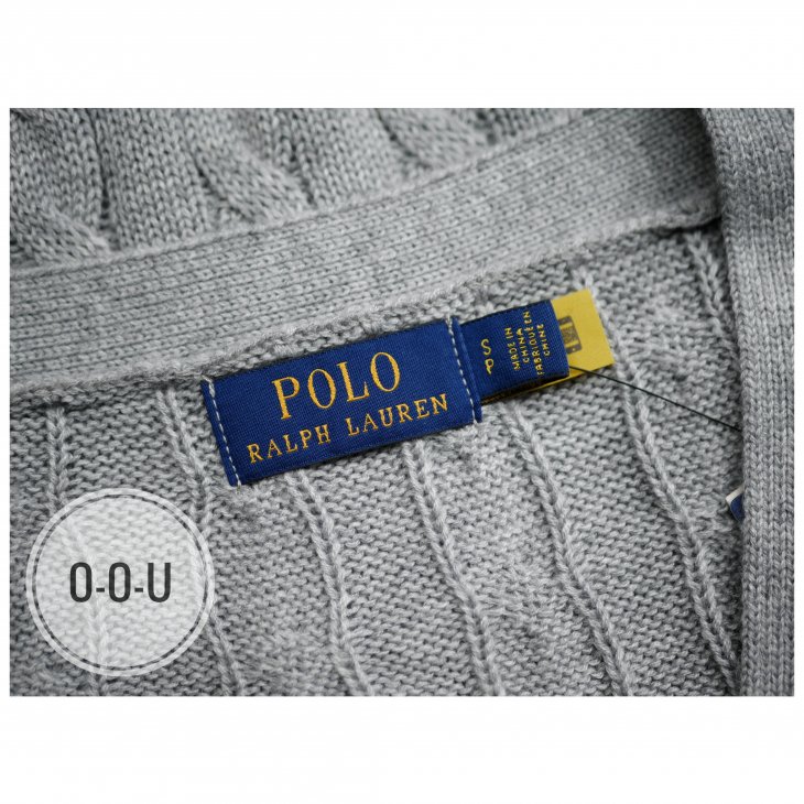 POLO RALPH LAUREN CABLE-KNIT COTTON CARDIGAN