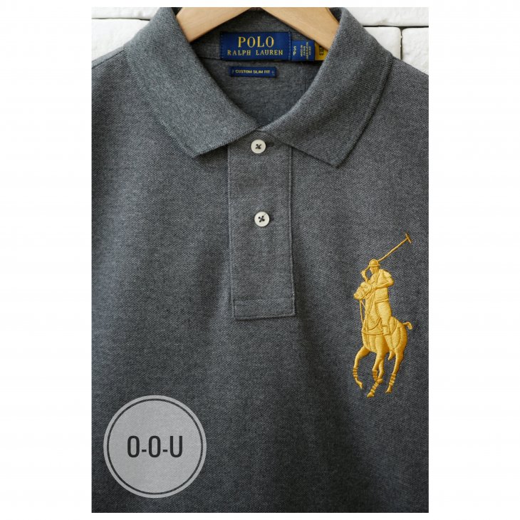POLO RALPH LAUREN CUSTOM SLIM FIT BIG PONY POLO SHIRT