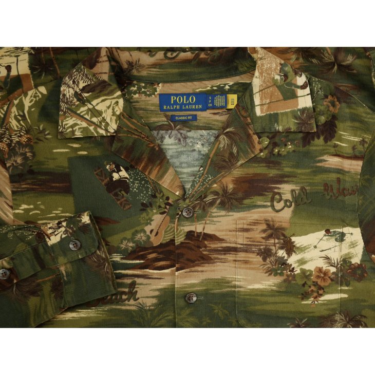 POLO RALPH LAUREN CLASSIC FIT SEA TO SKI CORDUROY SHIRT