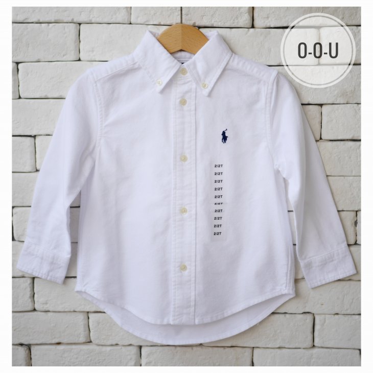 POLO RALPH LAUREN KIDS COTTON OXFORD  SHIRT