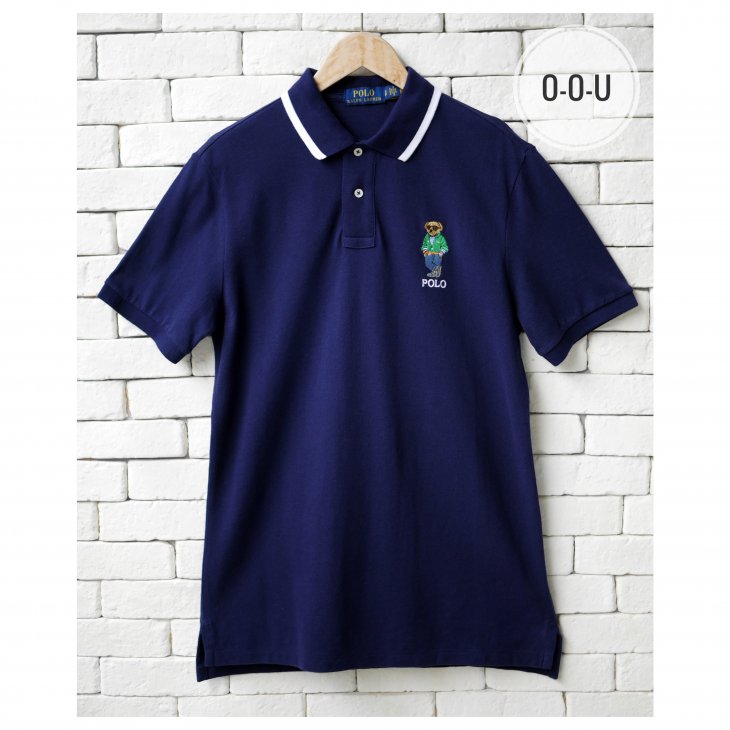 POLO RALPH LAUREN CUSTOM SLIM FIT POLO BEAR POLO SHIRT