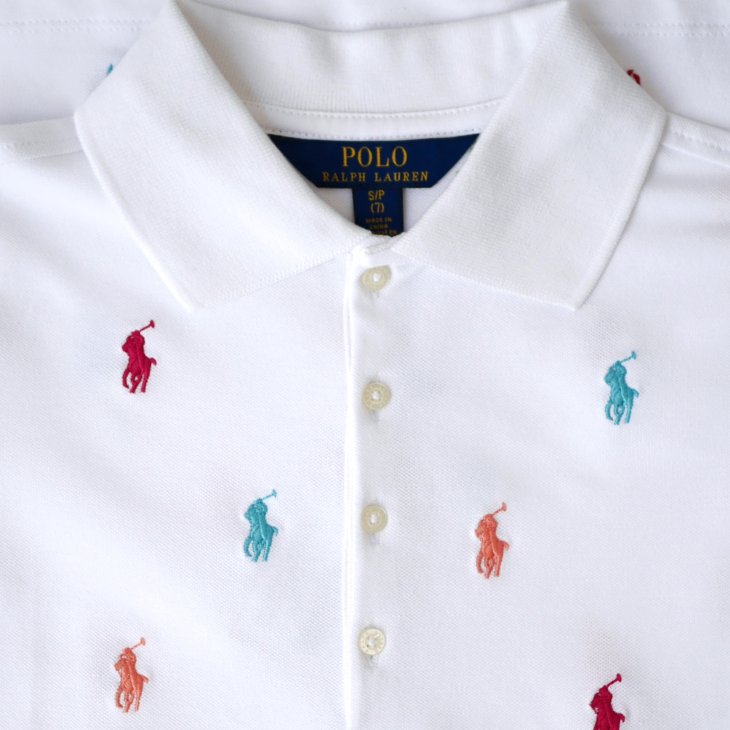 POLO RALPH LAUREN GIRLS POLO PONY STRETCH MESH POLO DRESS