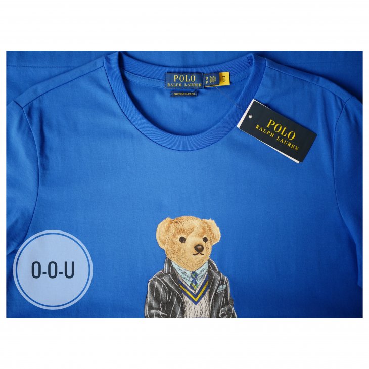 POLO RALPH LAUREN CUSTOM SLIM FIT POLO BEAR T-SHIRT