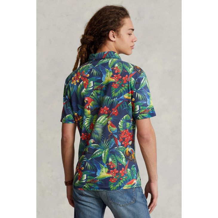 POLO RALPH LAUREN CLASSIC FIT TROPICAL JERSEY POLO SHIRT