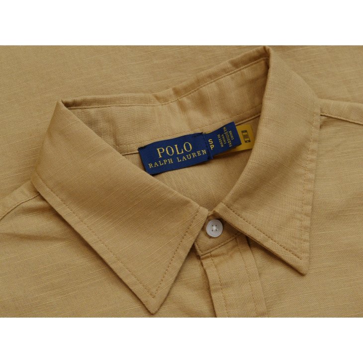 POLO RALPH LAUREN WOMEN CLASSIC FIT COTTON-LINEN SHIRT