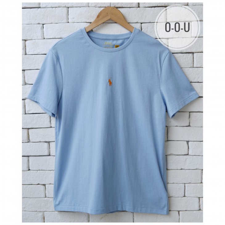POLO RALPH LAUREN CUSTOM FIT JERSEY CREWNECK T-SHIRT