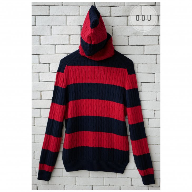 POLO RALPH LAUREN GIRLS CABLE-KNIT HOODIE